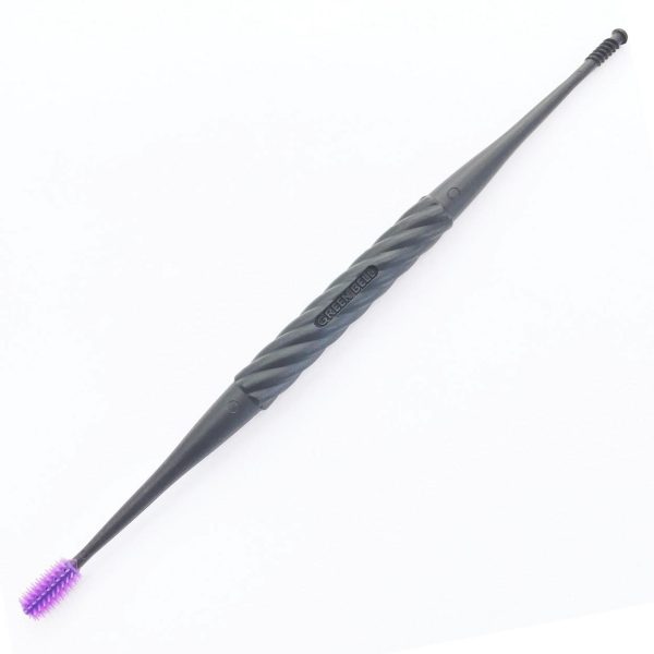 日本製 GREEN BELL 360度 雙頭螺旋&橡膠軟毛 掏耳棒