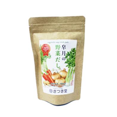 皐月之野菜湯包 9g*20pk(無添加　味精防腐劑，五辛素可)