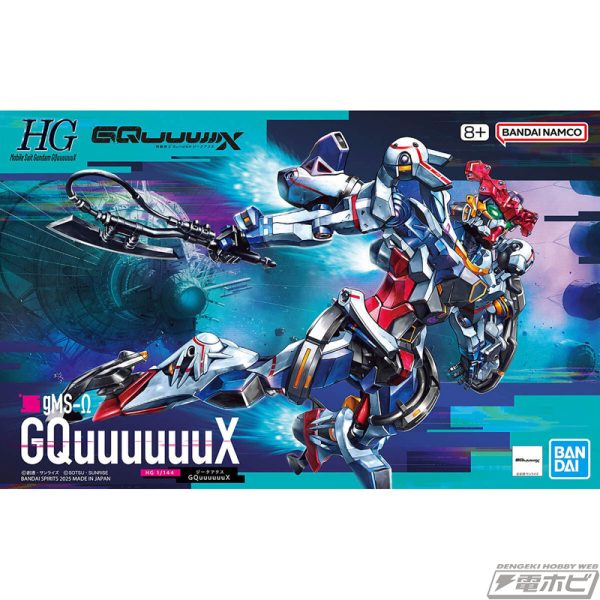 BANDAI NAMCO HG 1/144 Gundam GQuuuuuuX ジークアクス 鋼彈GQuuuuuuX