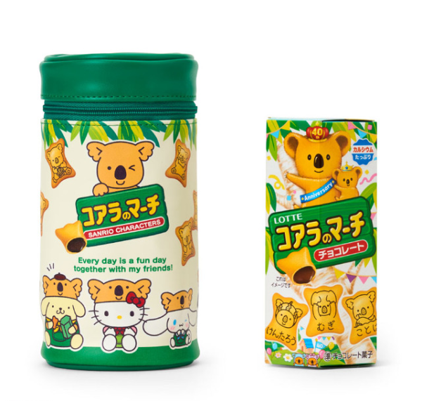 Sanrio 三麗鷗角色 × LOTTE小熊餅乾 筆袋｜限量聯名款