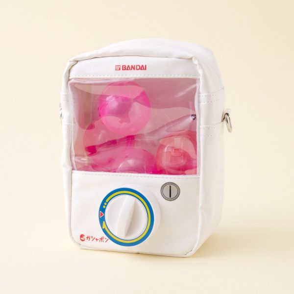 BANDAI 扭蛋機造型單肩包～水色～｜Gashapon 官方限定款