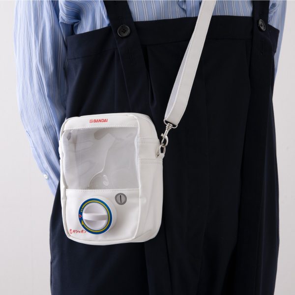 BANDAI 扭蛋機造型單肩包～水色～｜Gashapon 官方限定款