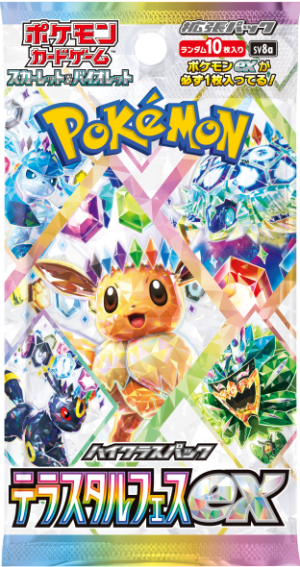 寶可夢卡牌 朱&紫 高級擴充包《太晶慶典ex》散包（伊布主題｜日版）