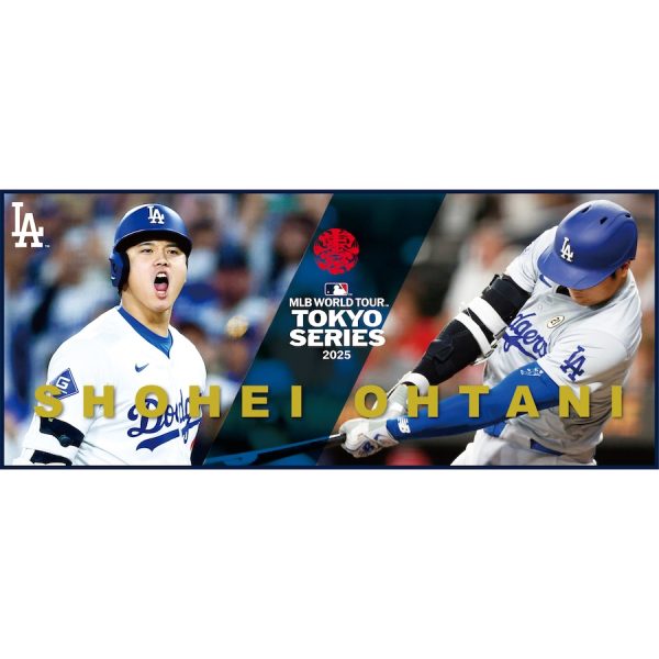 【限定】MLB 世界巡迴東京系列賽2025 大谷翔平紀念毛巾