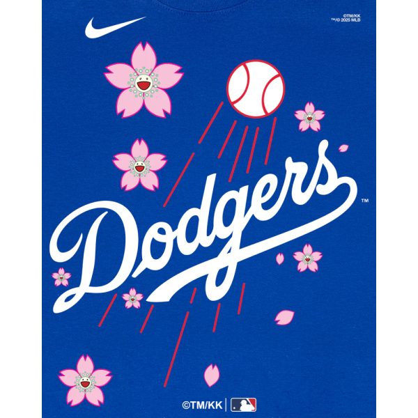 【限定】村上隆×MLB 世界巡迴賽 東京系列2025 道奇隊 短袖T恤（L）｜限量聯名款