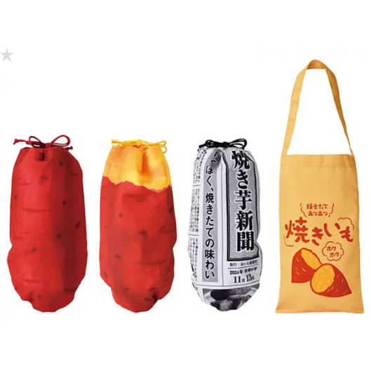 吉伊卡哇 地瓜 扭蛋 川越 抽繩保溫袋 吊飾 娃娃