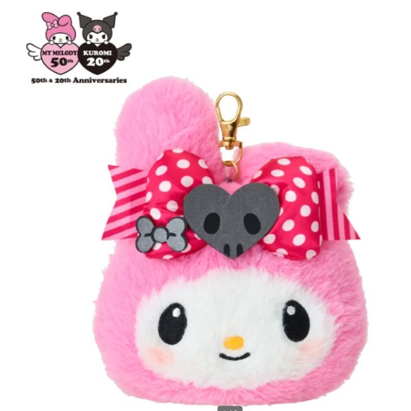 Sanrio My Melody 50th × Kuromi 20th 絨毛造型 悠遊卡／IC卡收納夾