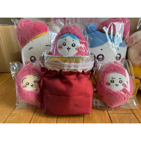 吉伊卡哇 地瓜 扭蛋 川越 抽繩保溫袋 吊飾 娃娃