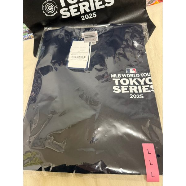 【限定】Fanatics MLB 東京系列2025開幕賽 T恤 黑色（L號）