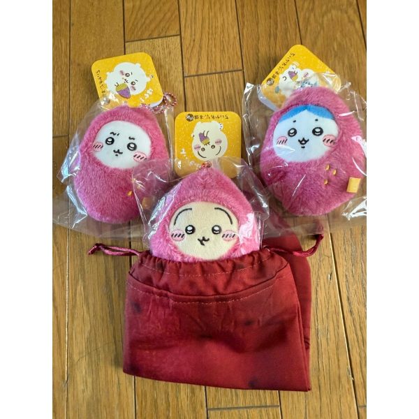 吉伊卡哇 地瓜 扭蛋 川越 抽繩保溫袋 吊飾 娃娃